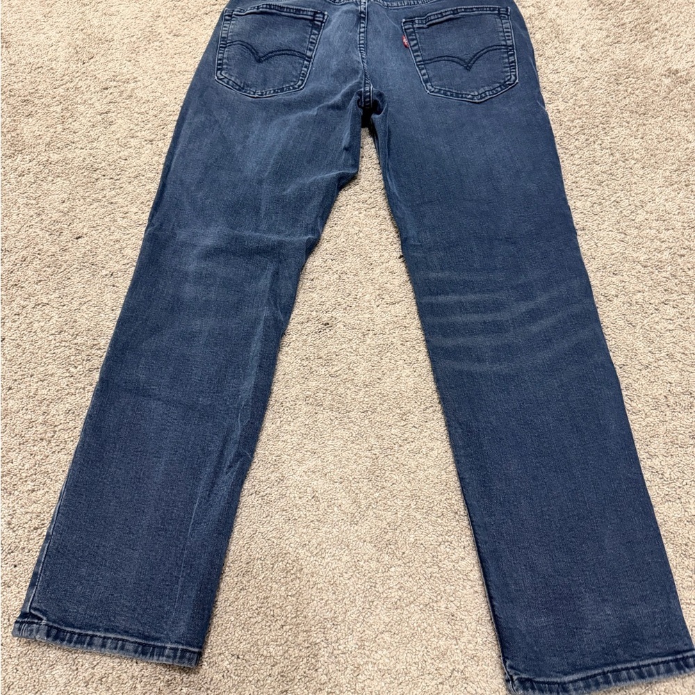 Levi’s Dark Blue Men's Straight Jeans - Picture 5 of 6